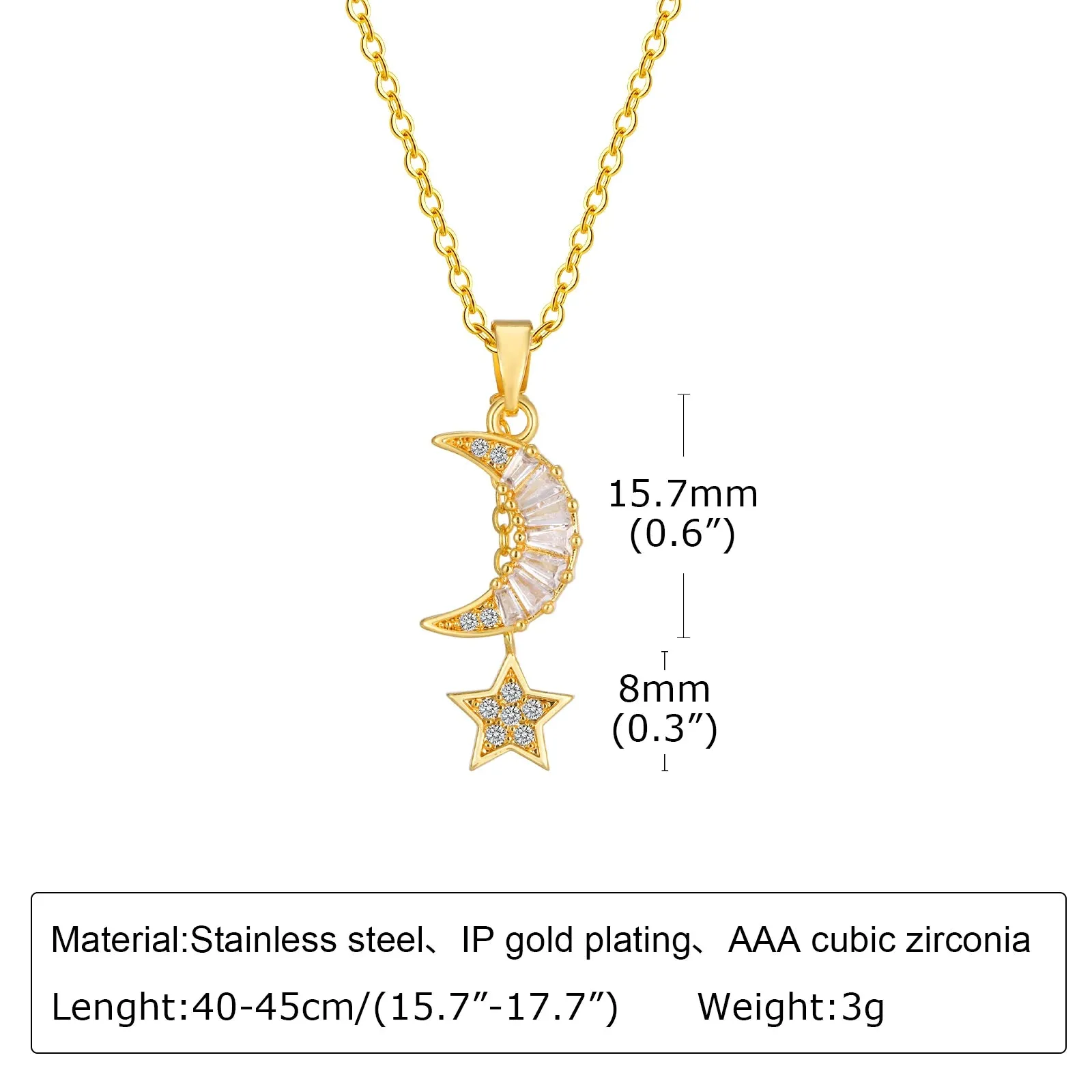 Gold Plated Lariat Necklace for Women, Double Layered Chic