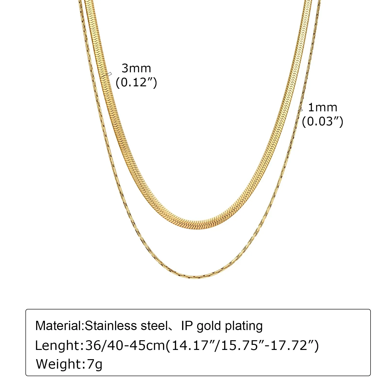 Gold Plated Lariat Necklace for Women, Double Layered Chic