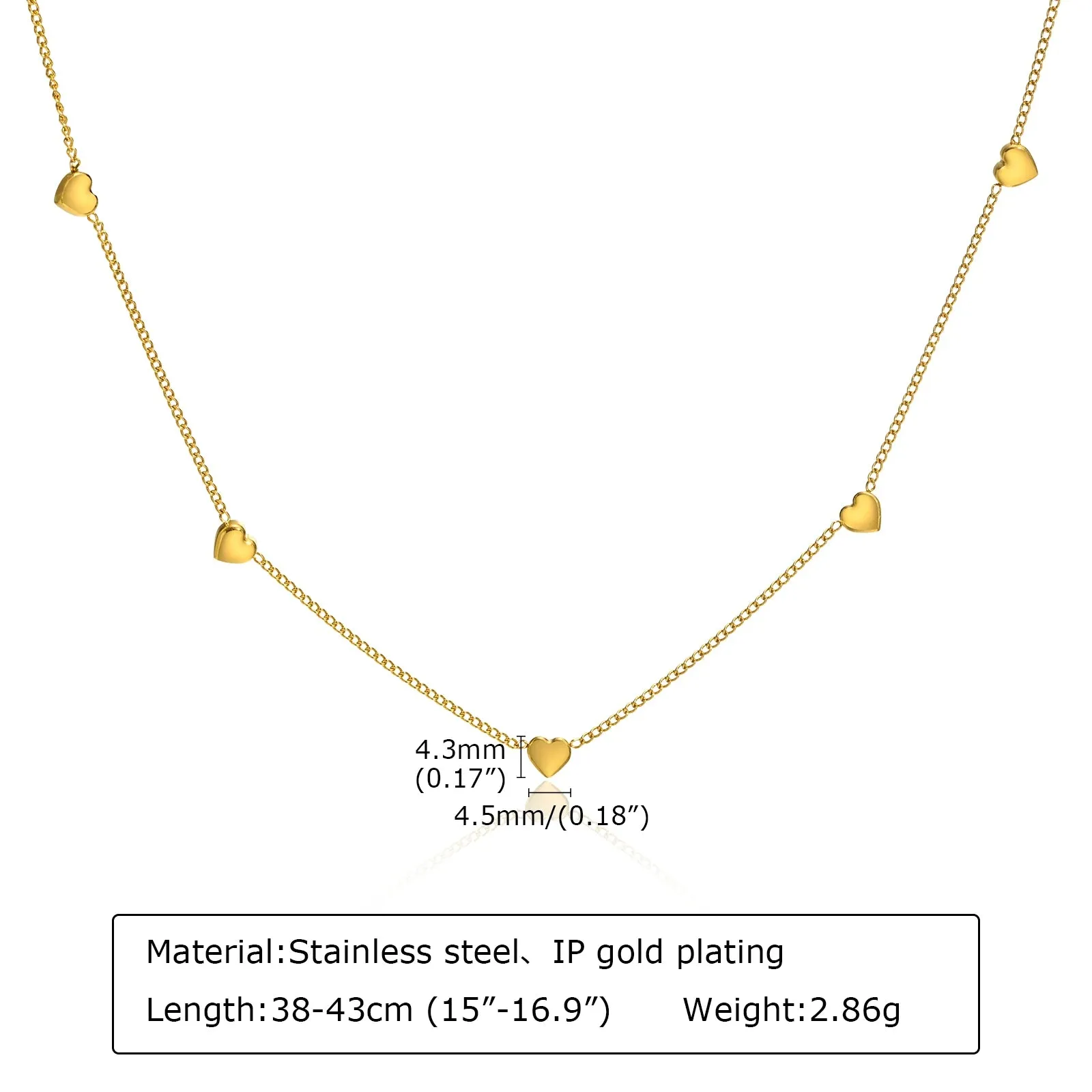 Gold Plated Lariat Necklace for Women, Double Layered Chic