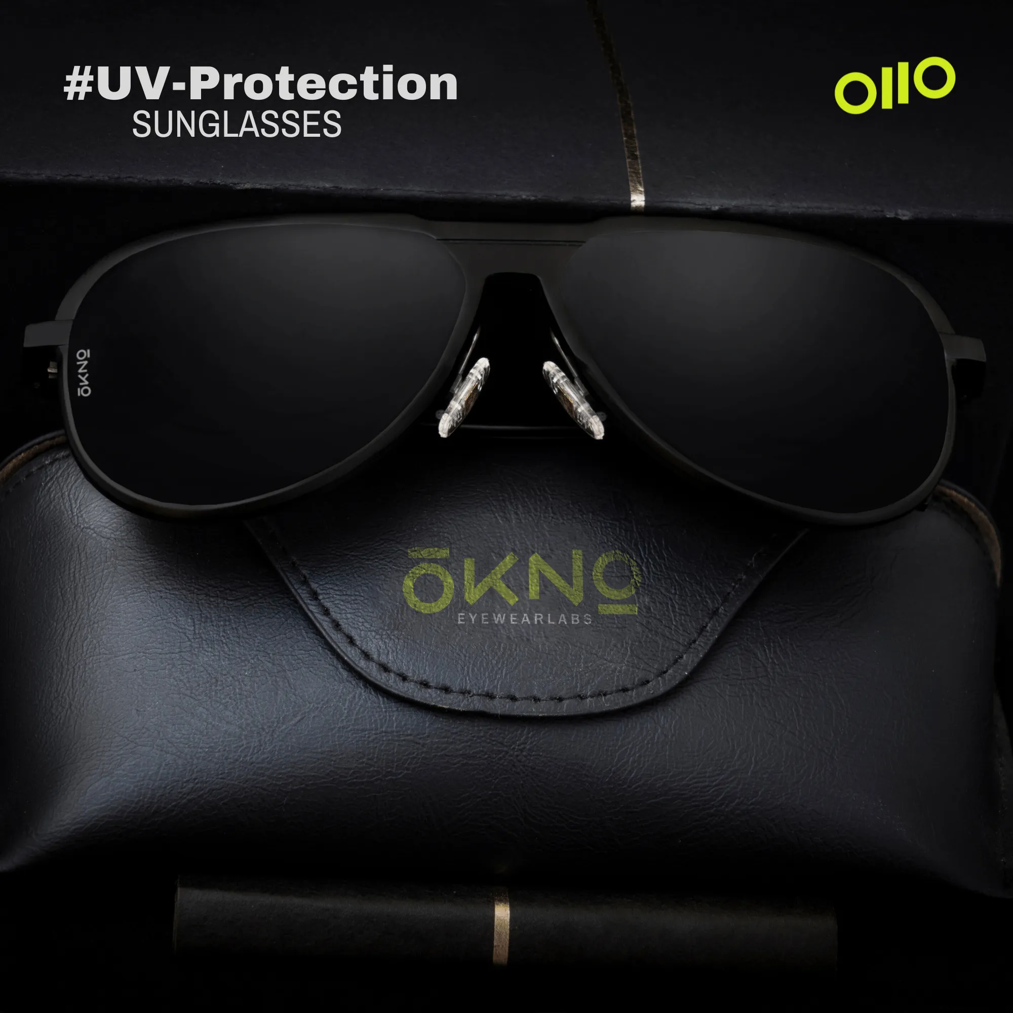 Guztag Black Eyewearlabs Power Sunglasses
