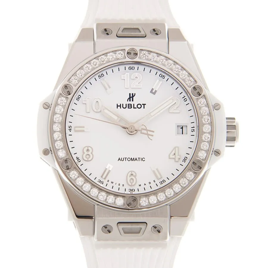 Hublot Big Bang One Click Automatic Diamond White Dial Ladies Watch 465.SE.2010.RW.1204