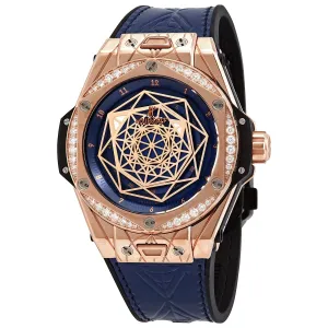Hublot Big Bang Sang Bleu Blue Dial Ladies Watch 465.OS.7189.VR.1204.MXM19