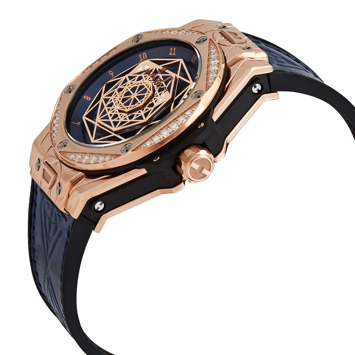 Hublot Big Bang Sang Bleu Blue Dial Ladies Watch 465.OS.7189.VR.1204.MXM19