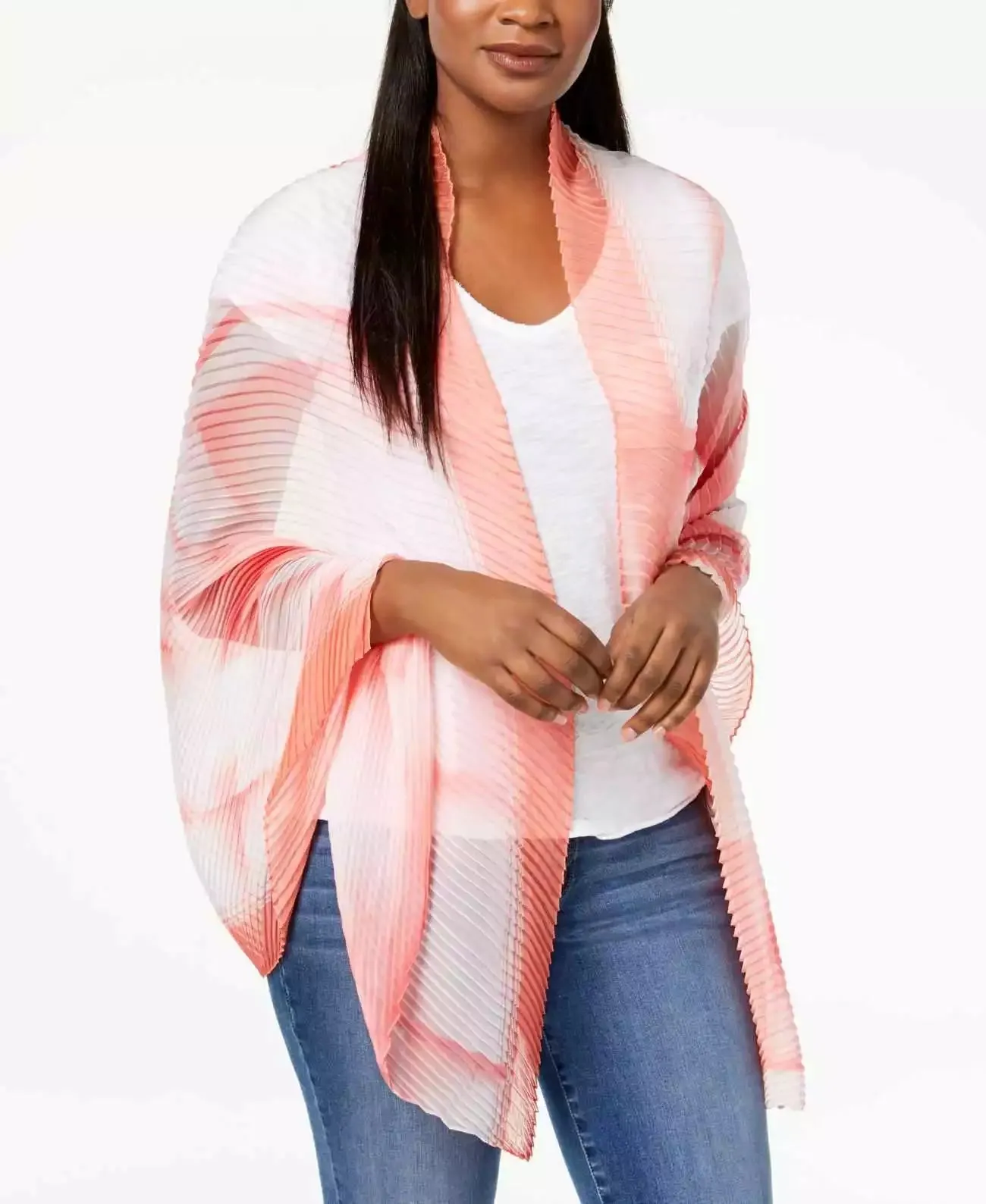I.n.c. Ombre Geo Pleated Wrap