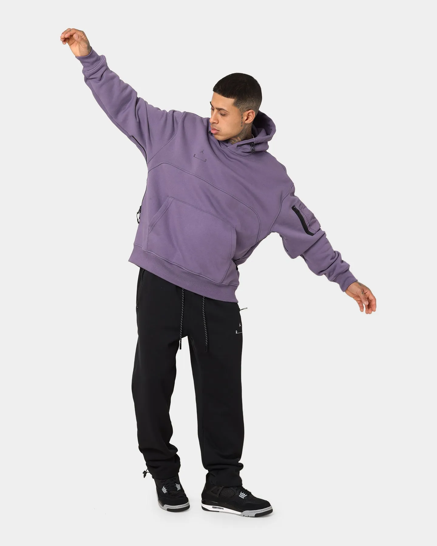 Jordan 23 Engineered Statement Fleece Pullover Hoodie Canyon Purple/Black