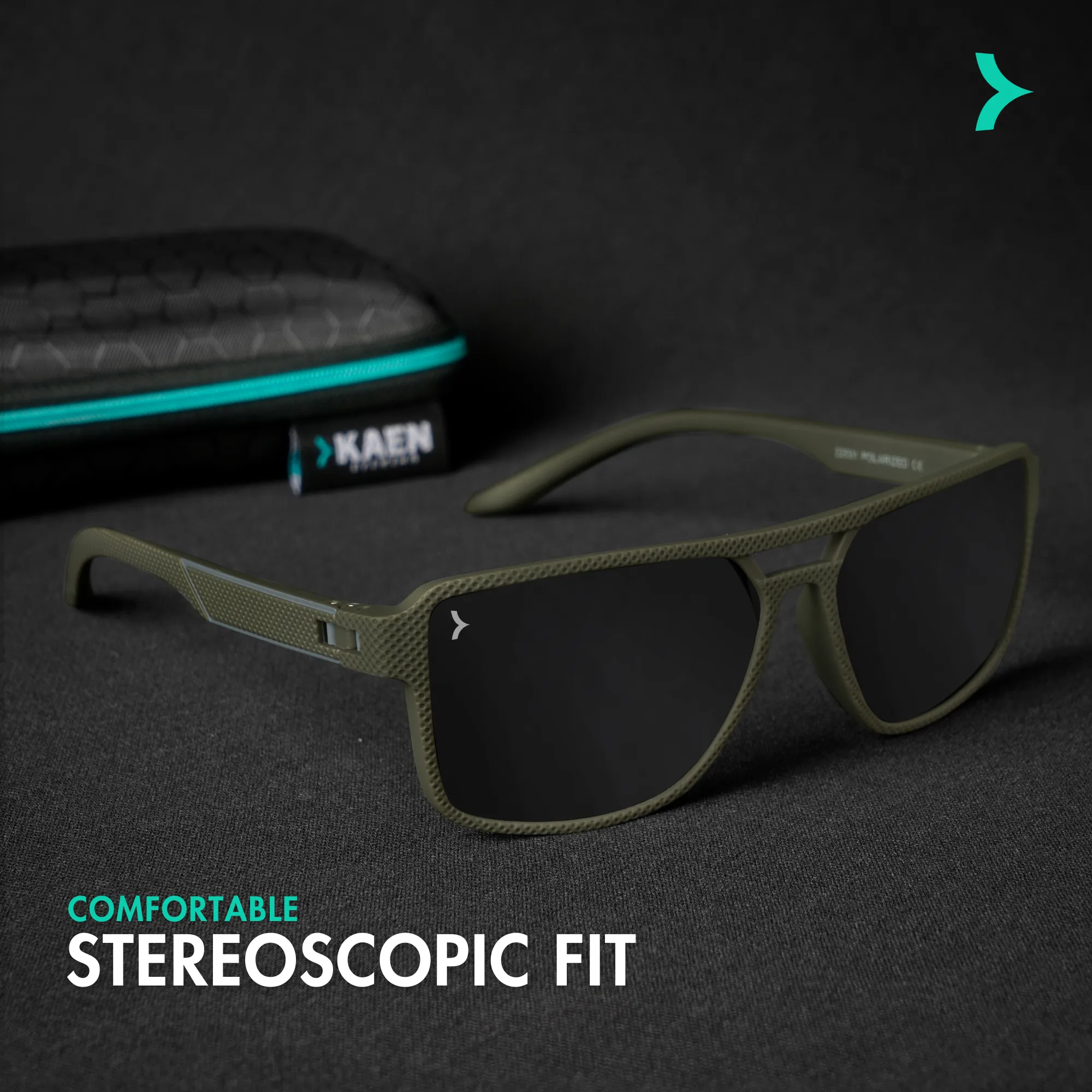 Kaz Green Power Sunglasses