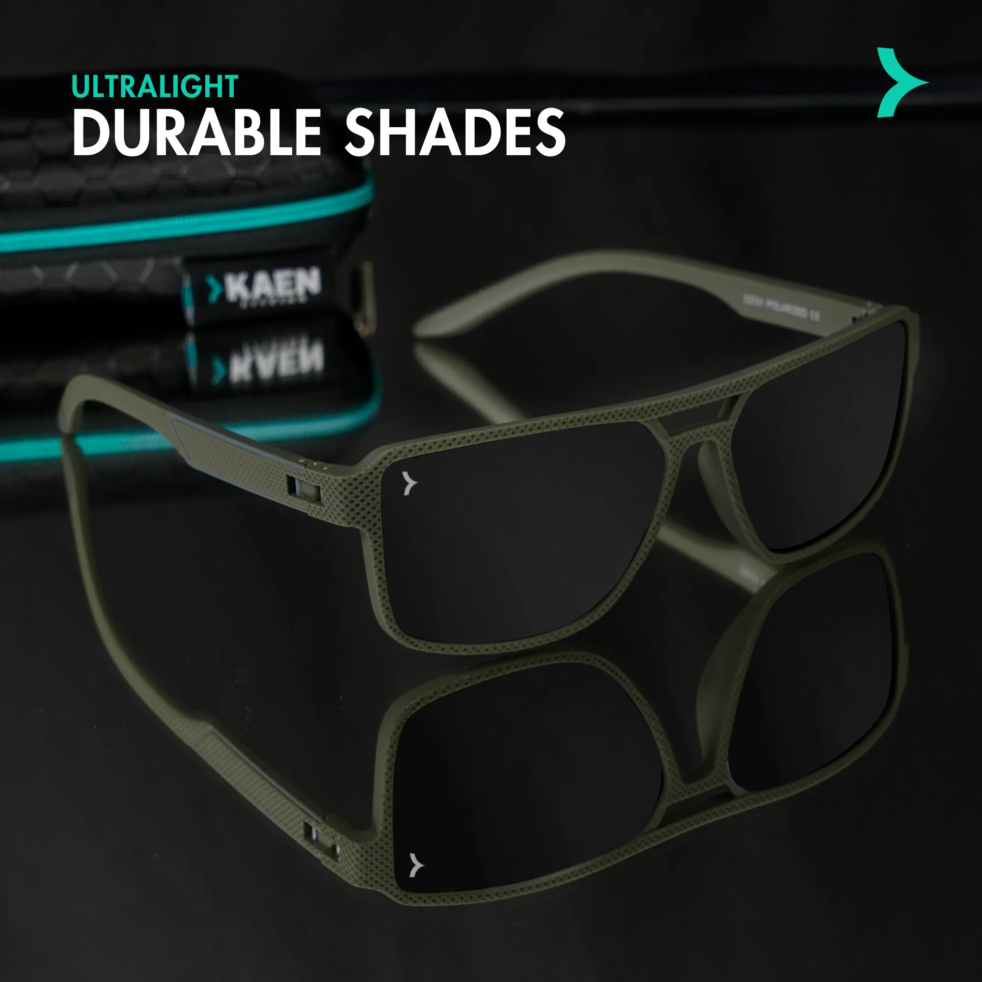 Kaz Green Power Sunglasses