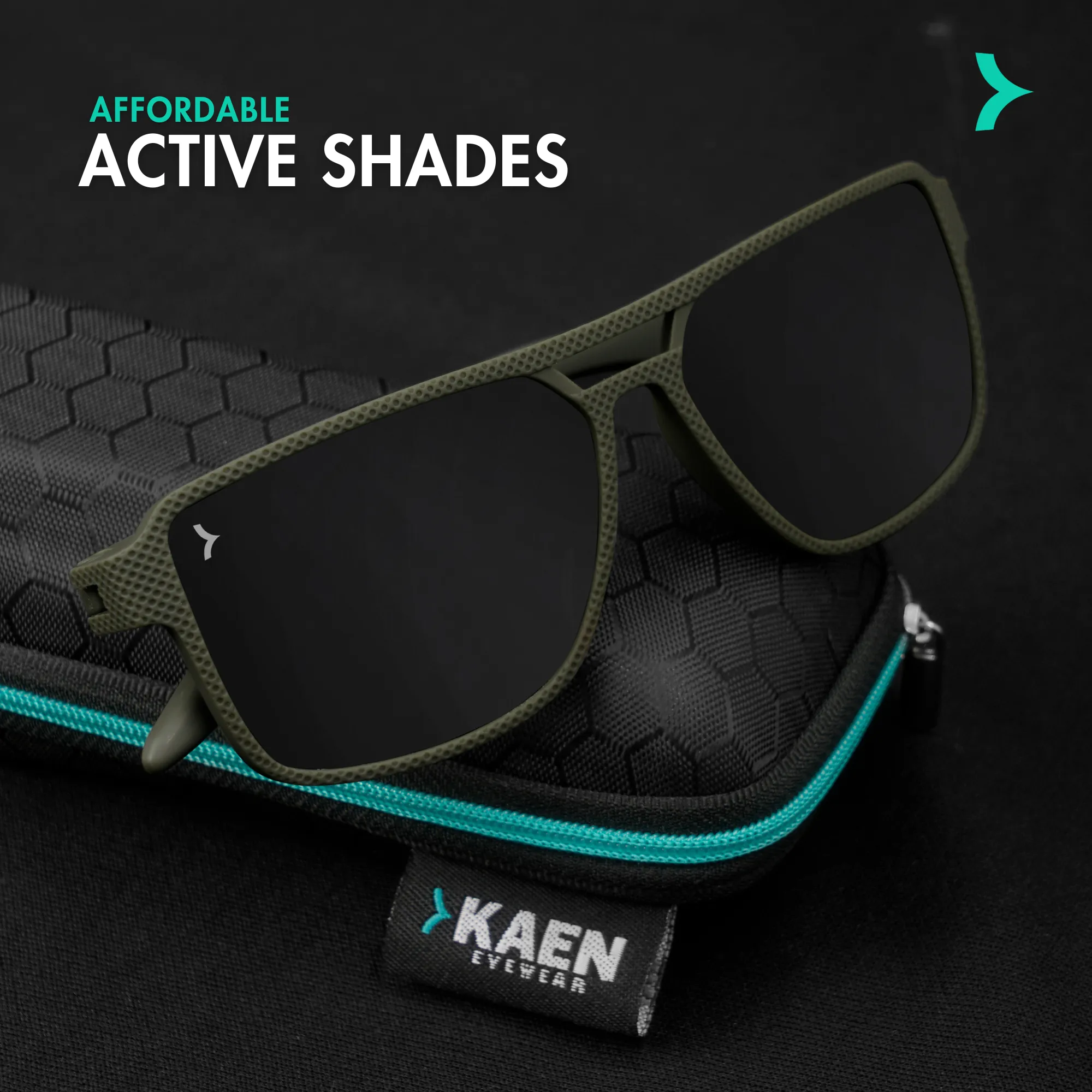 Kaz Green Power Sunglasses