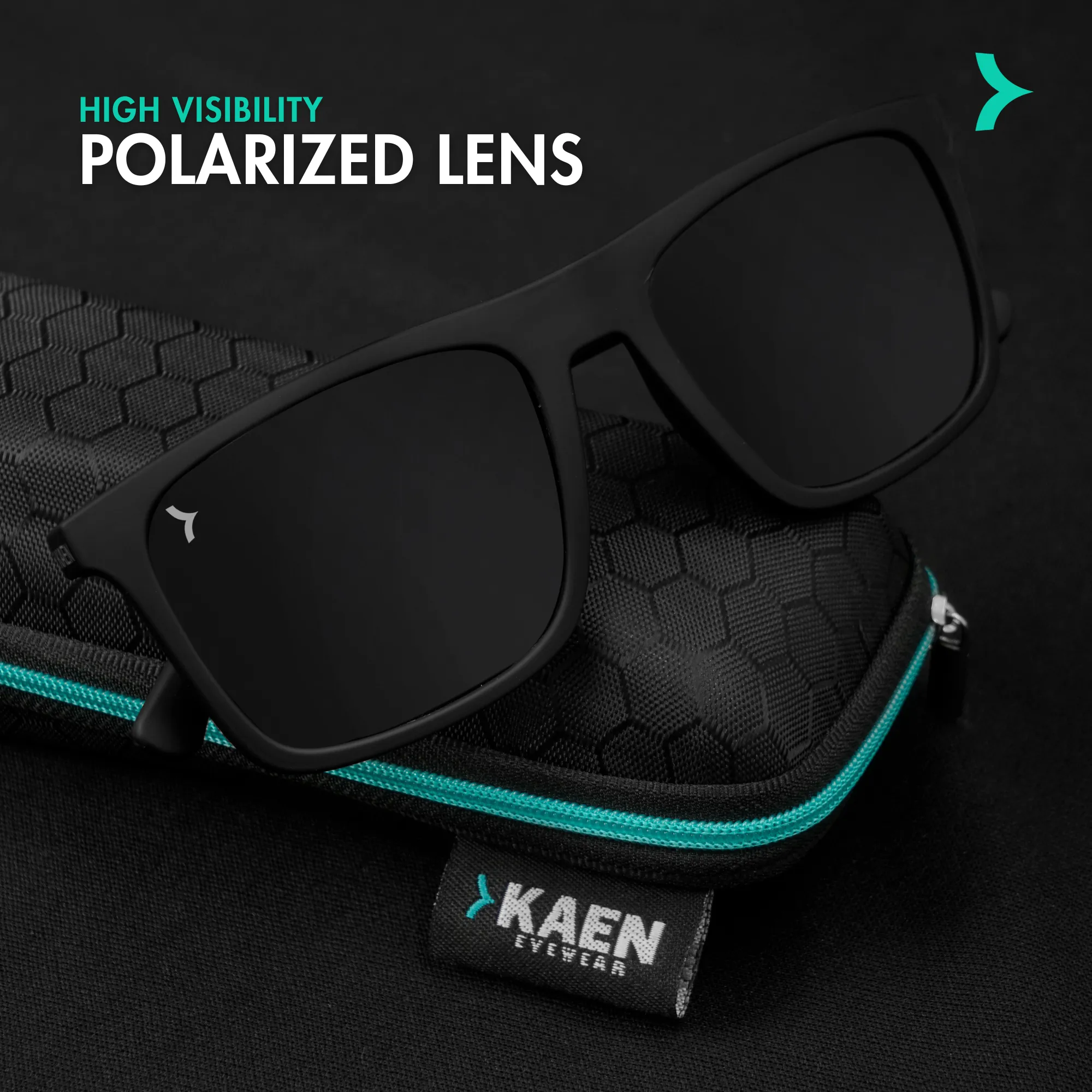 Kian Black Power Sunglasses