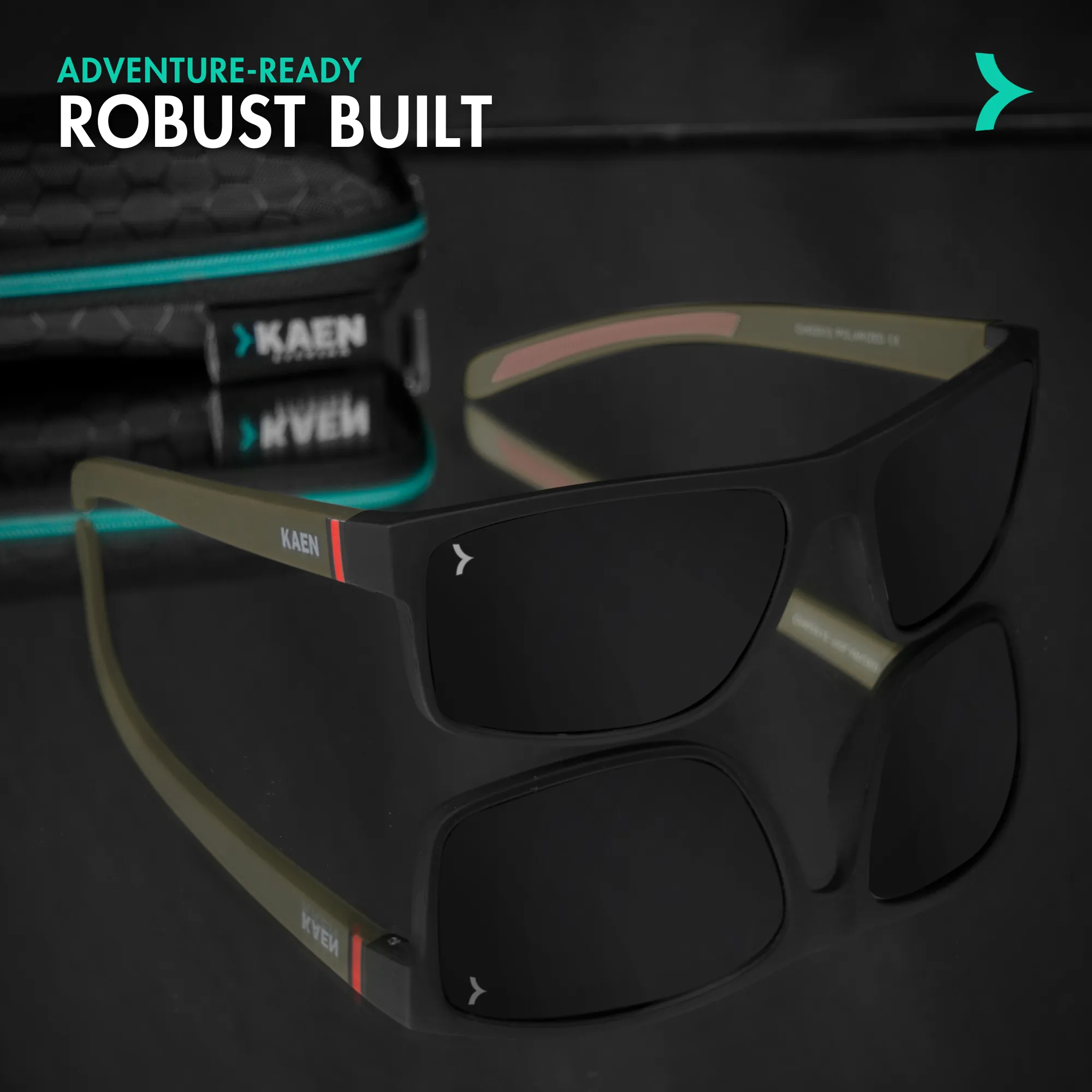 Kiev Black Power Sunglasses
