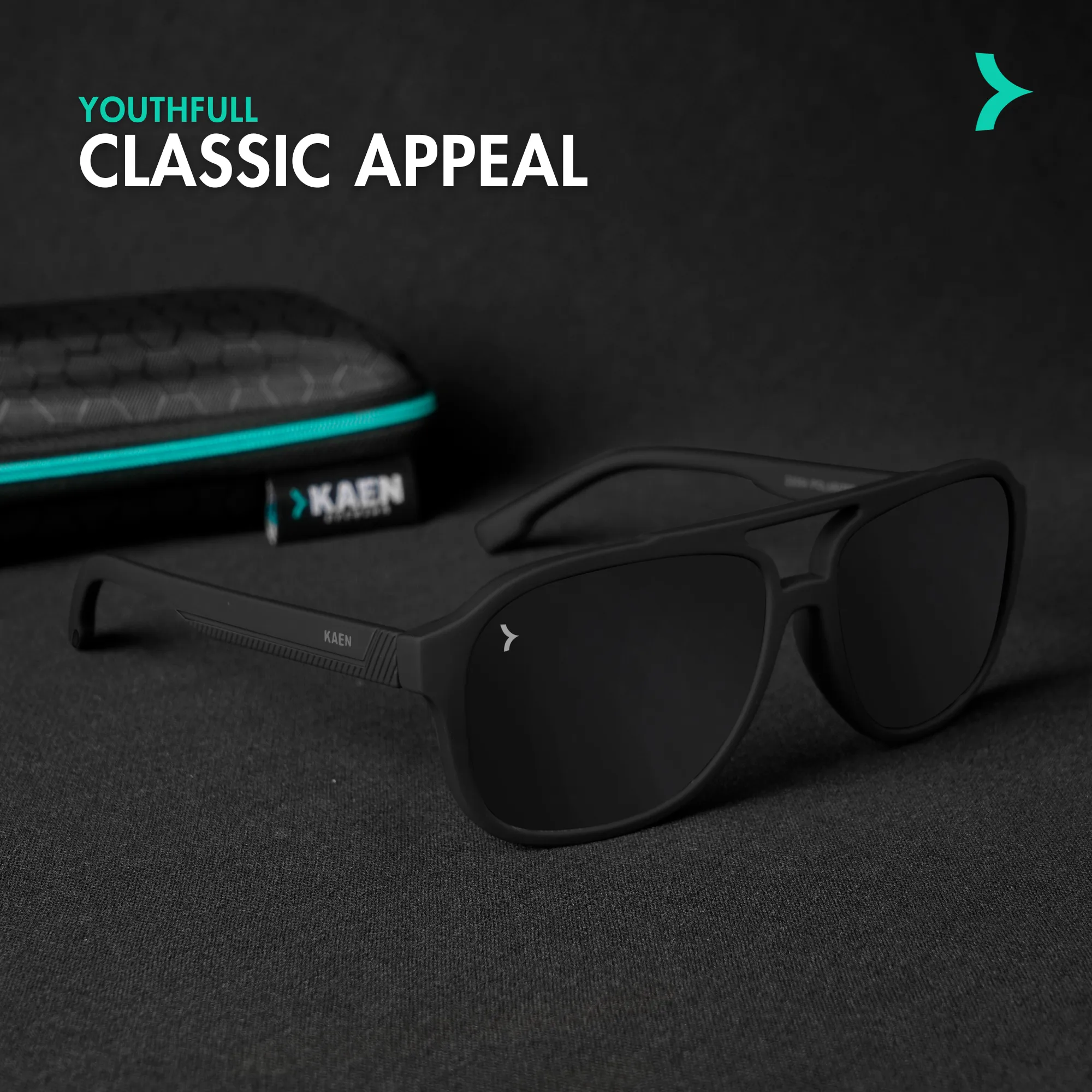 Klay Black Power Sunglasses