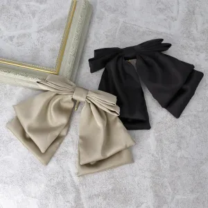 Layered Bow Pony Hook