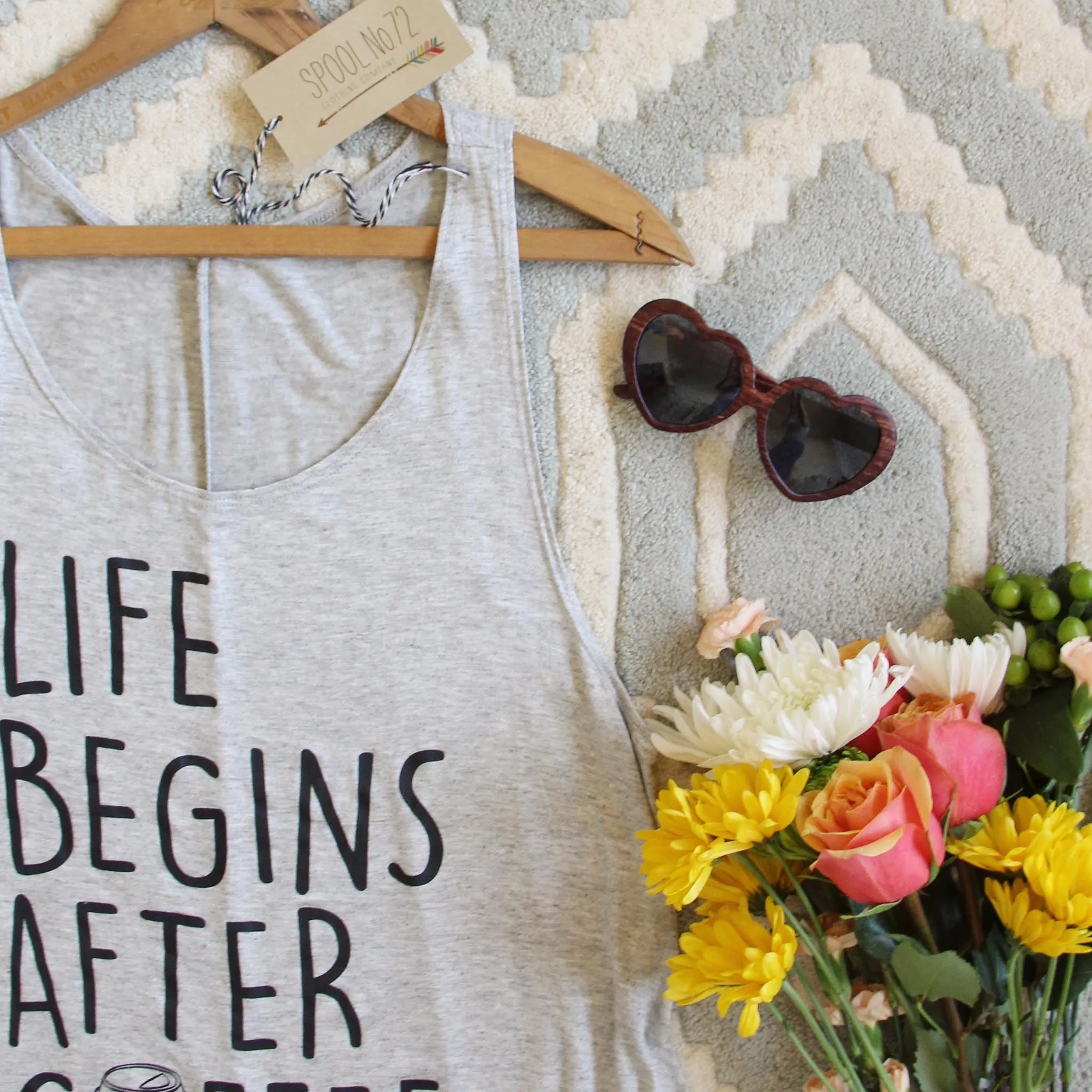 Life Begins After Coffee Tank