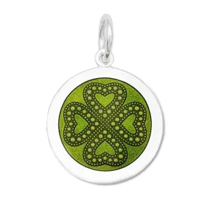 LOLA Four Leaf Clover Pendant - Green Leaf