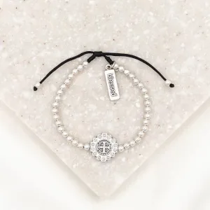 Mantra of Beauty & Brilliance Bracelet - Silver