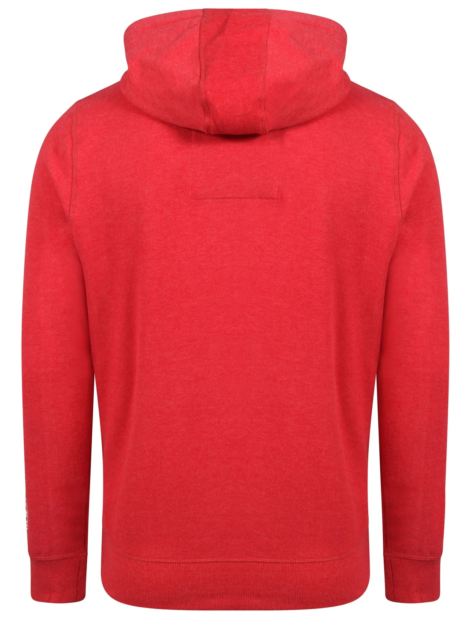 Mantua Bay Zip Through Hoodie In Tokyo Red Marl - Tokyo Laundry
