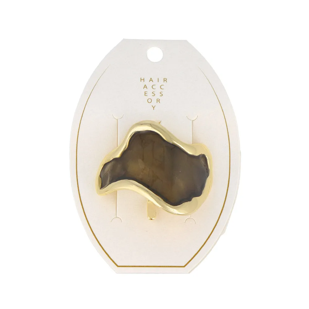 Marble Detail Wave Pony Hook