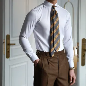 Men's Slim Fit Business Casual Long Sleeve Shirt