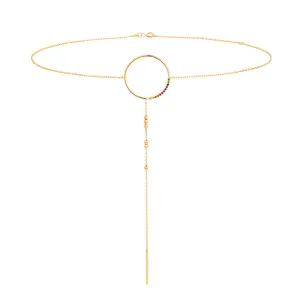 Modern Words Fine Rainbow Choker