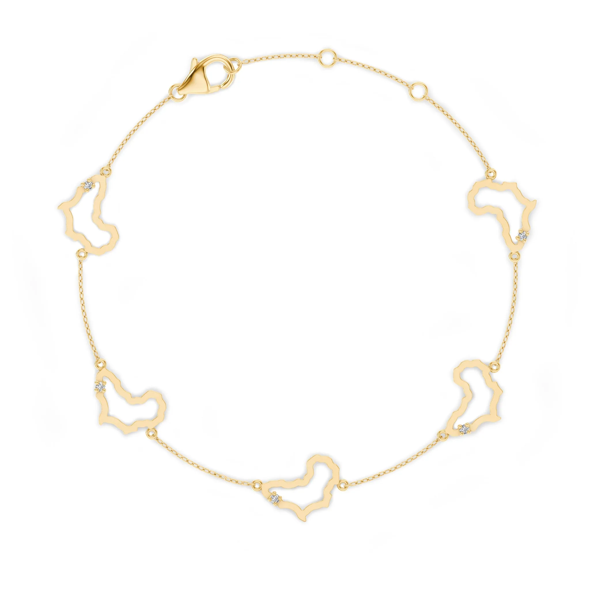 My Africa Diamond Station Bracelet