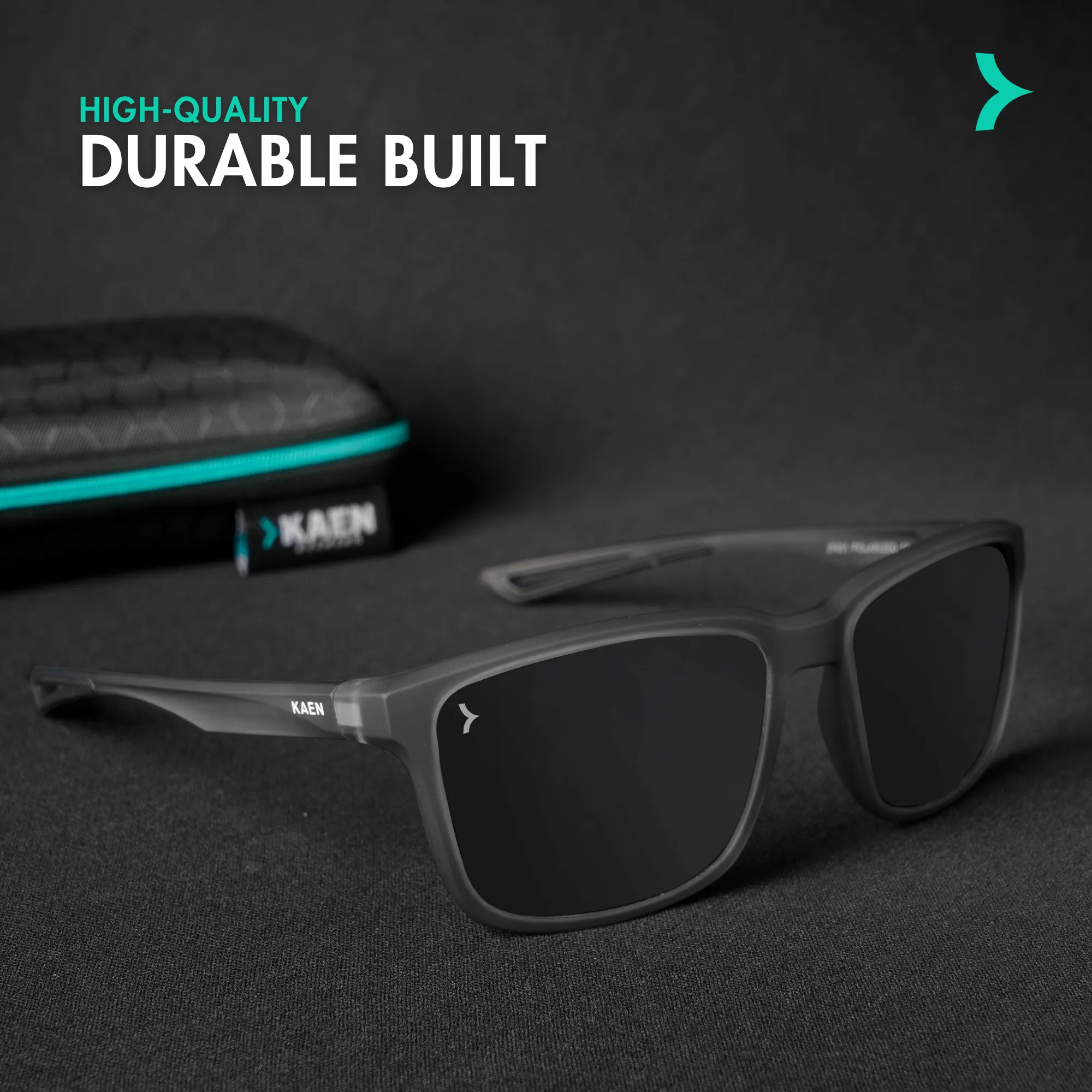Myles Crystal Grey Power Sunglasses