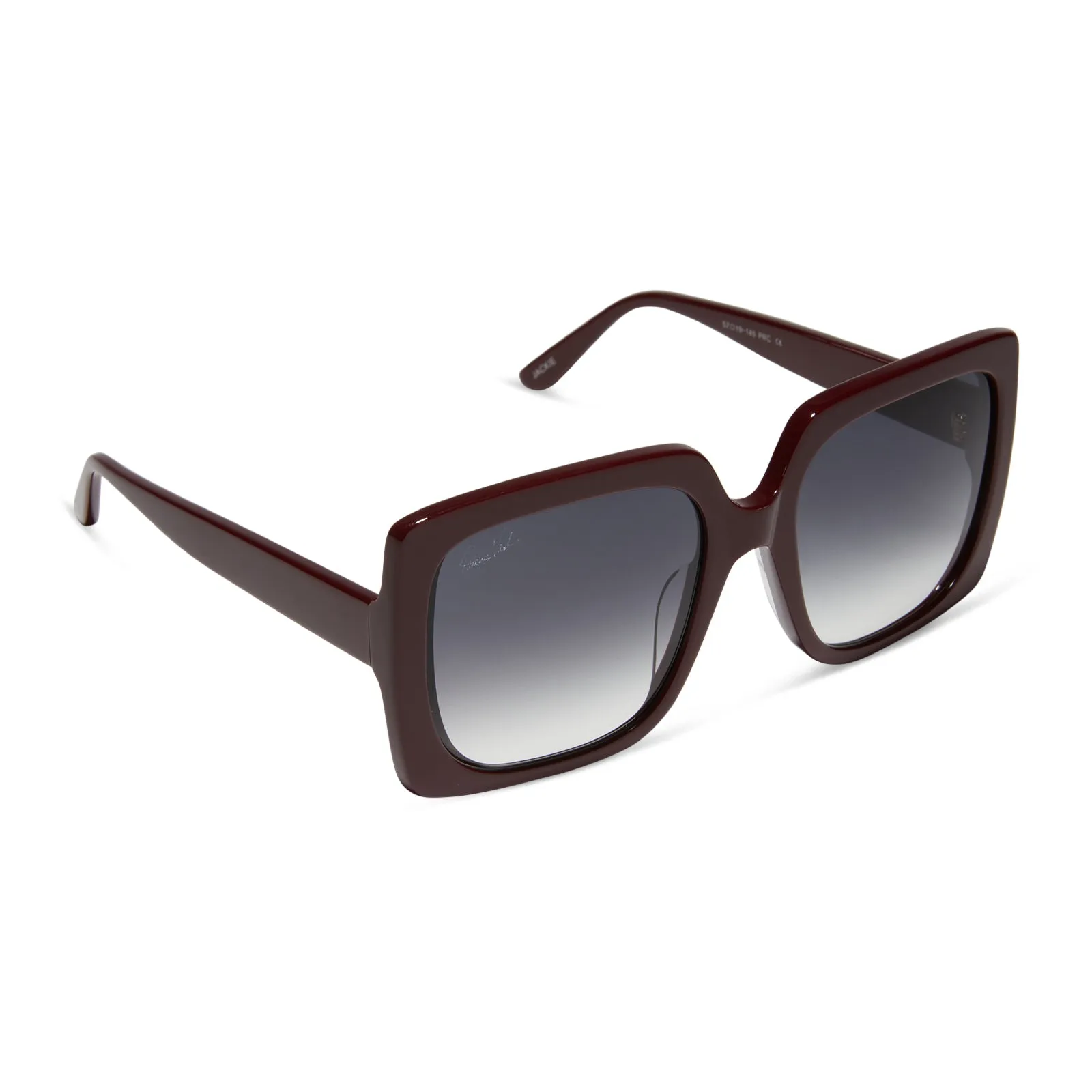 PATRICIA NASH - JACKIE   MAROON   GREY GRADIENT SUNGLASSES