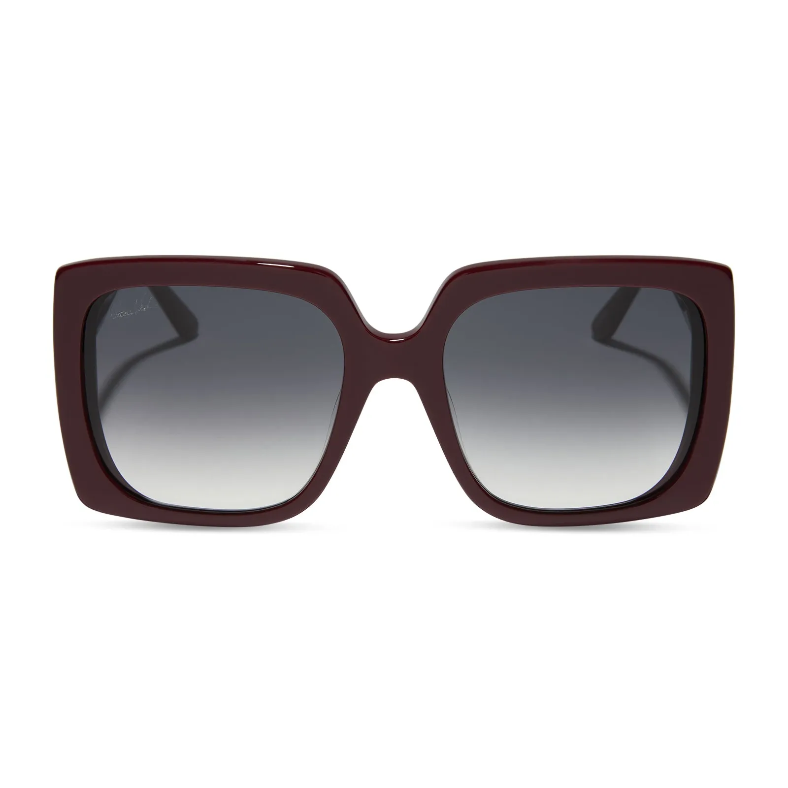 PATRICIA NASH - JACKIE   MAROON   GREY GRADIENT SUNGLASSES