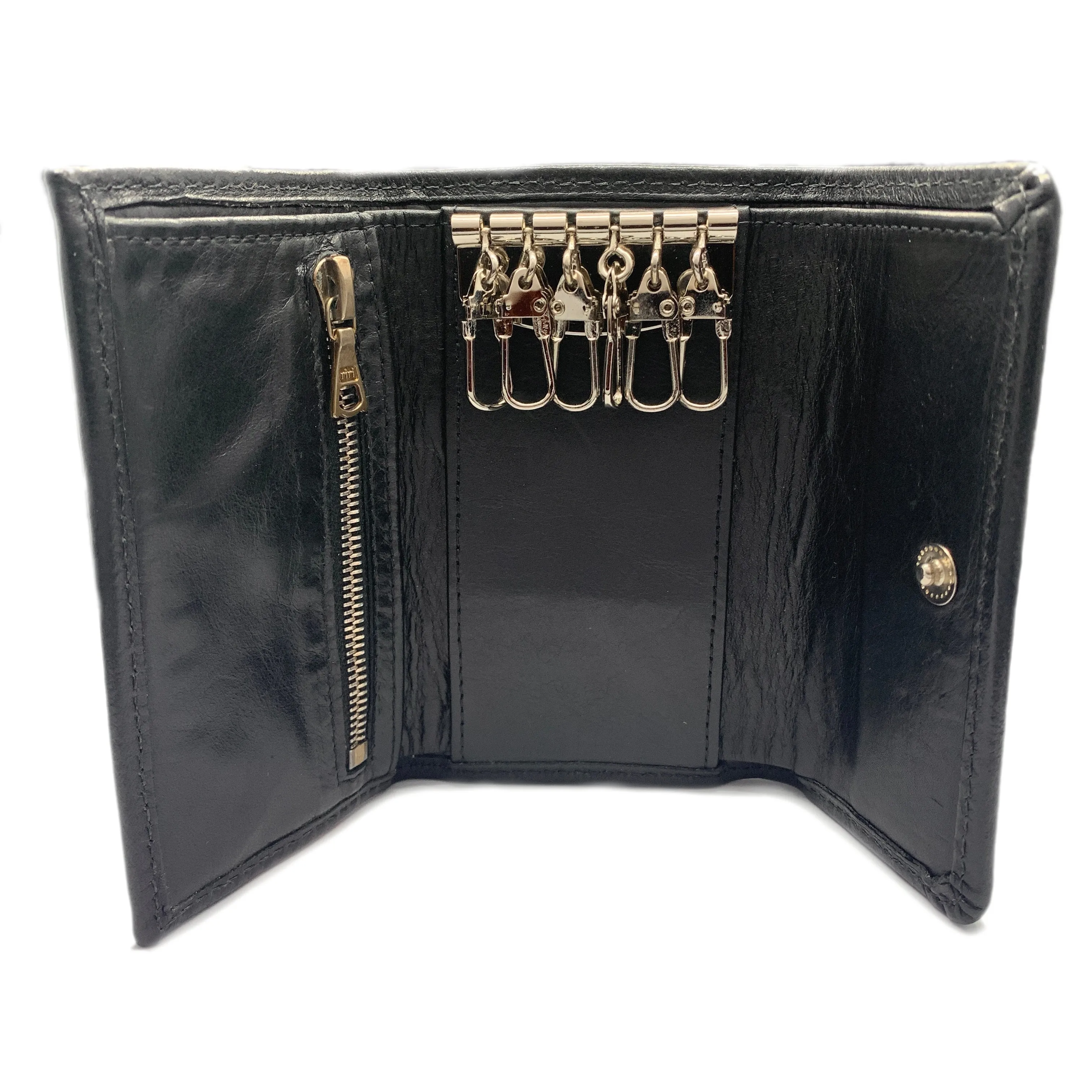 Plain Leather Key Wallet