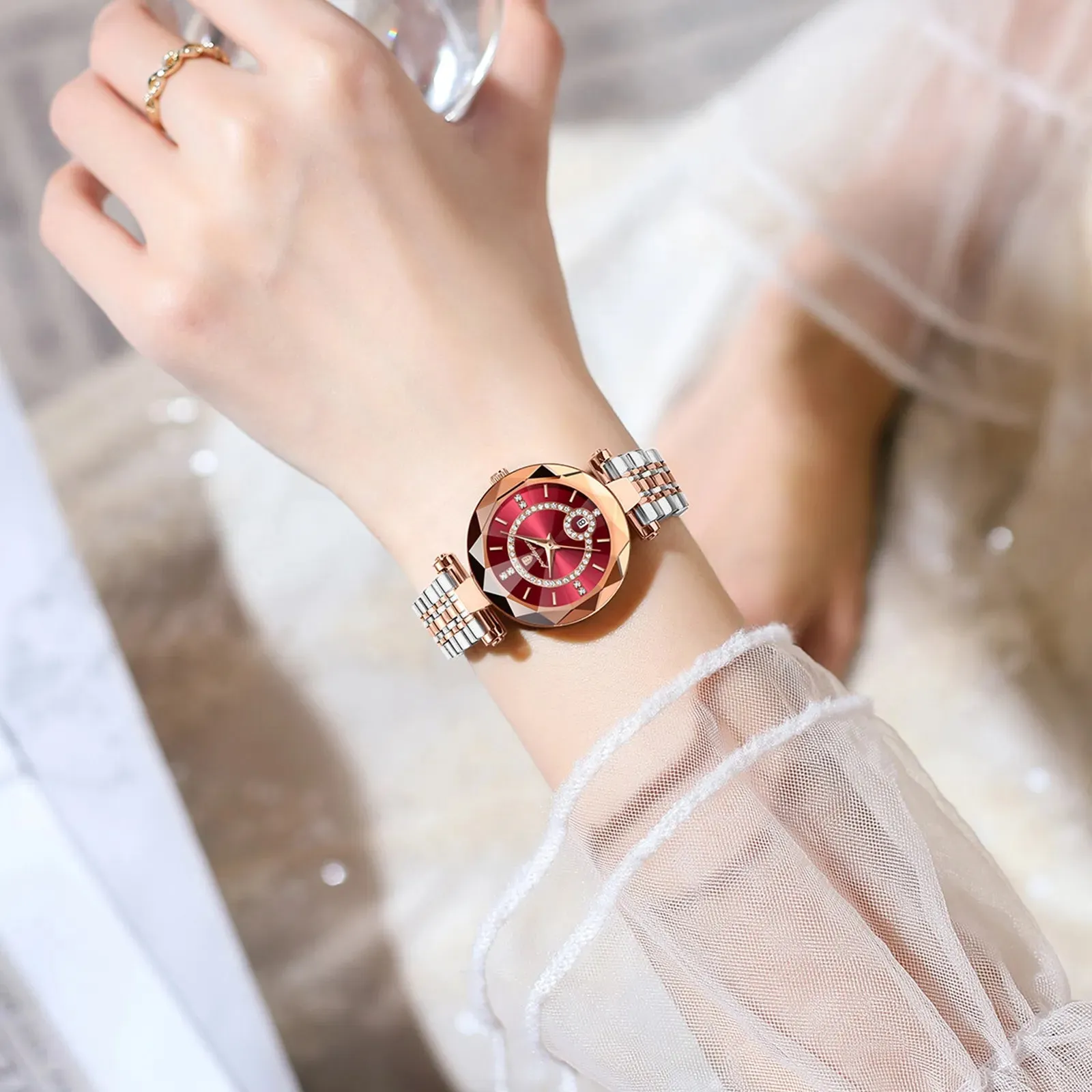 POEDAGAR Luxury Watch For Woman