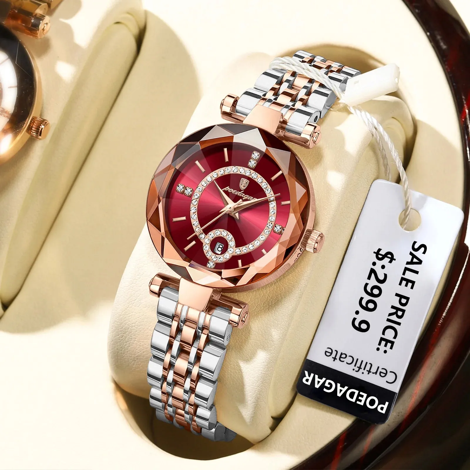 POEDAGAR Luxury Watch For Woman