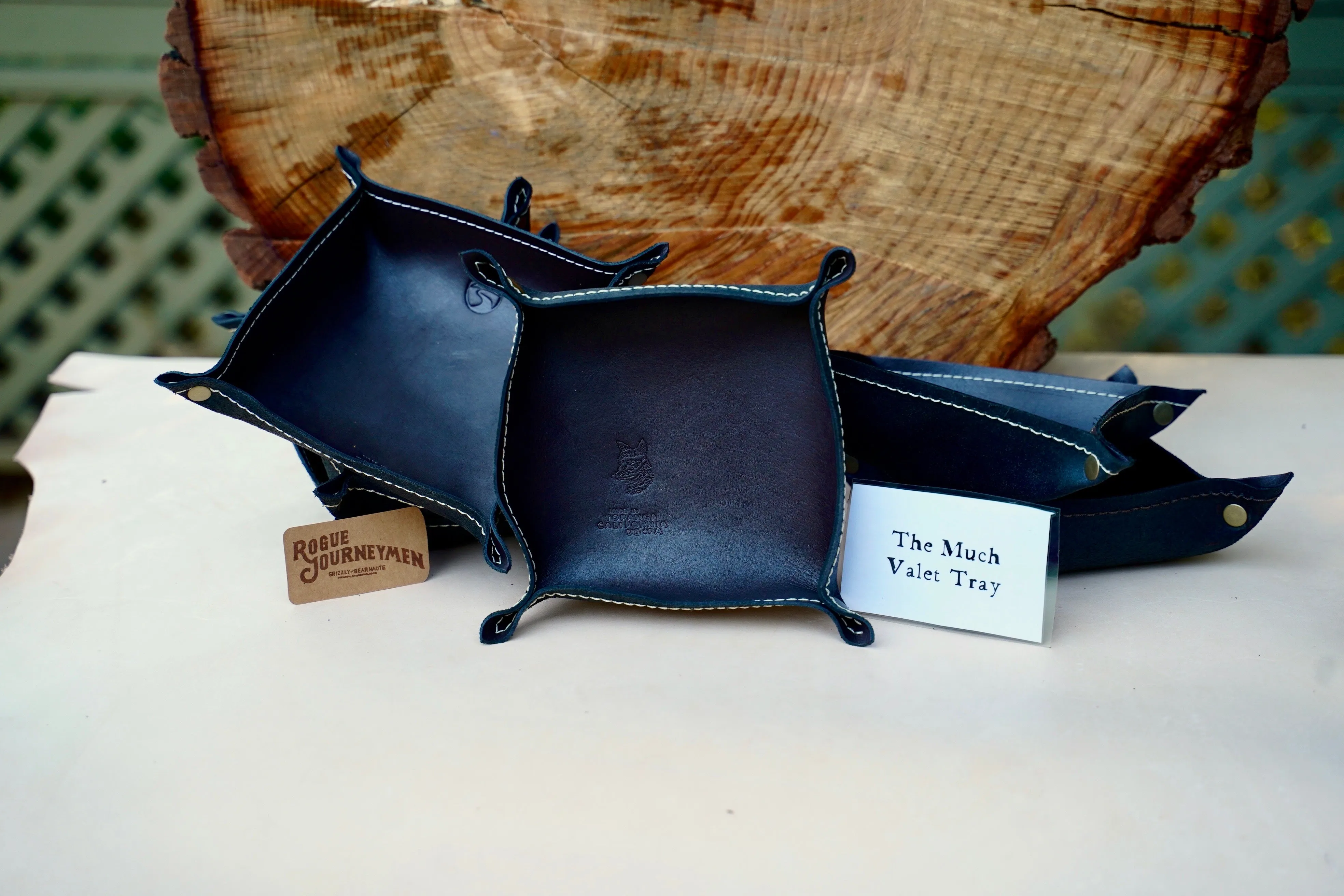 Premium Leather Valet Tray