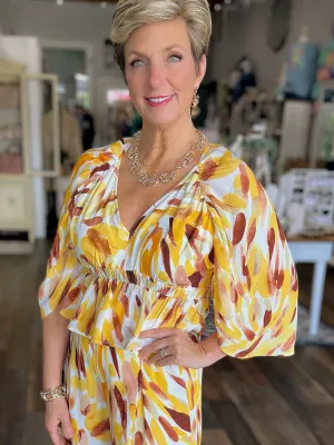 Pretty Patterned Peplum