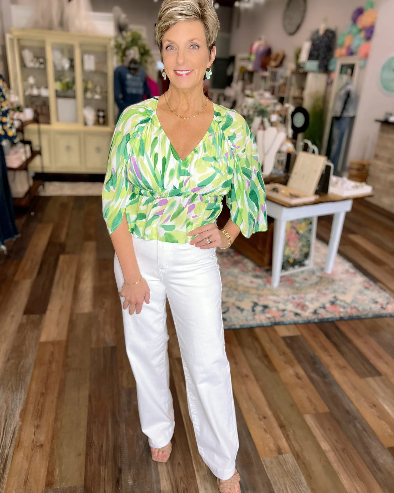 Pretty Patterned Peplum