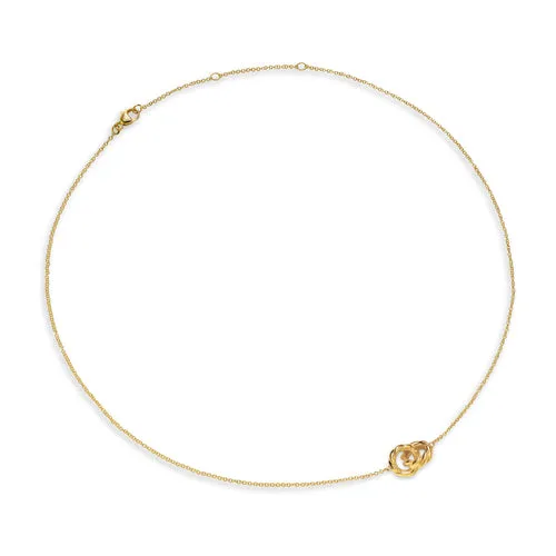 Sculpted Cable Chain Necklace in 18K Yellow Gold, 9mm