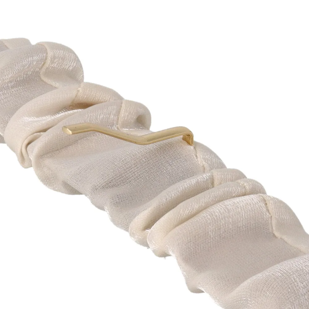 Shimmering Snap Band Pony Hook