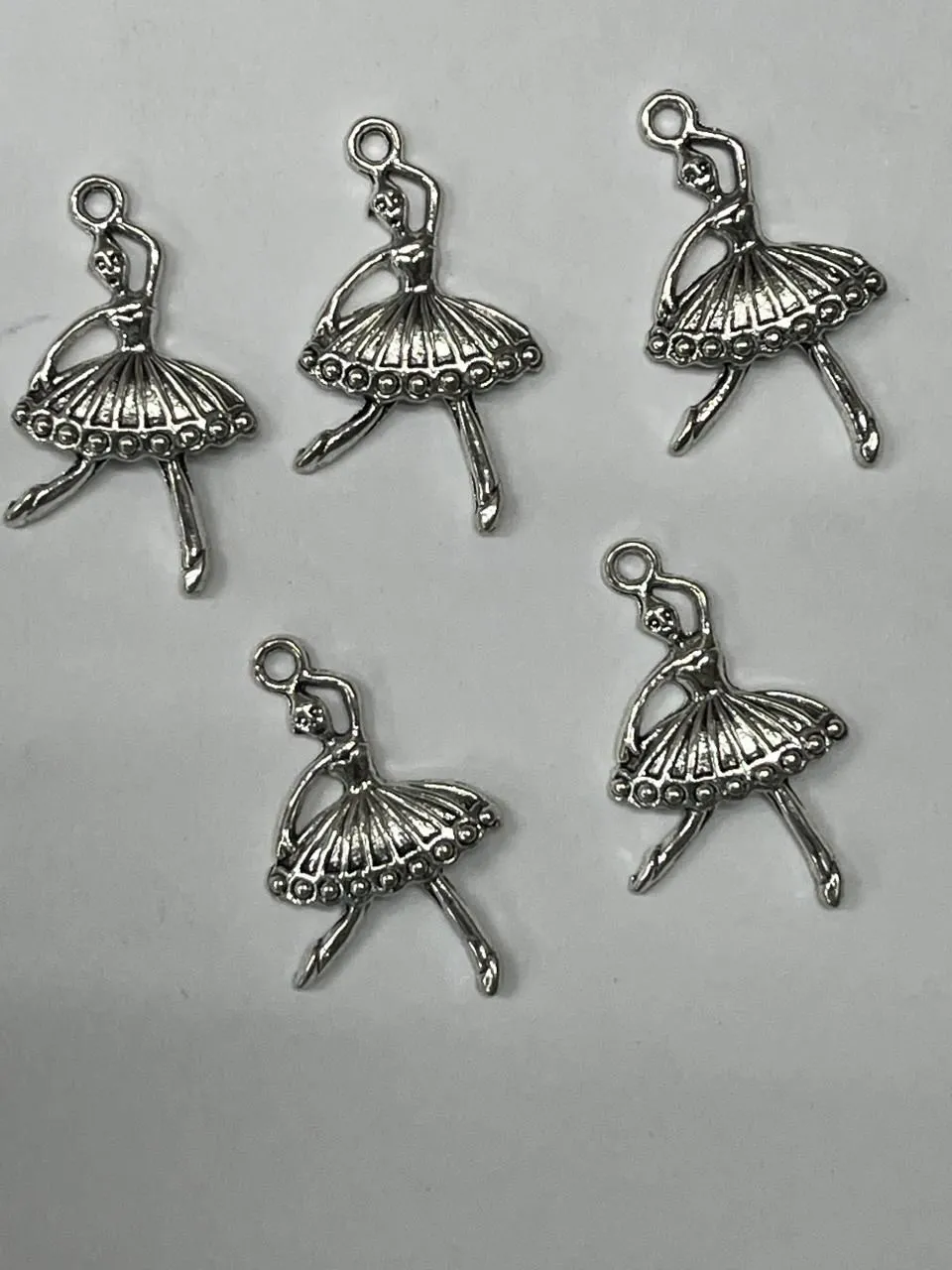 Silver Doll Metal Charms