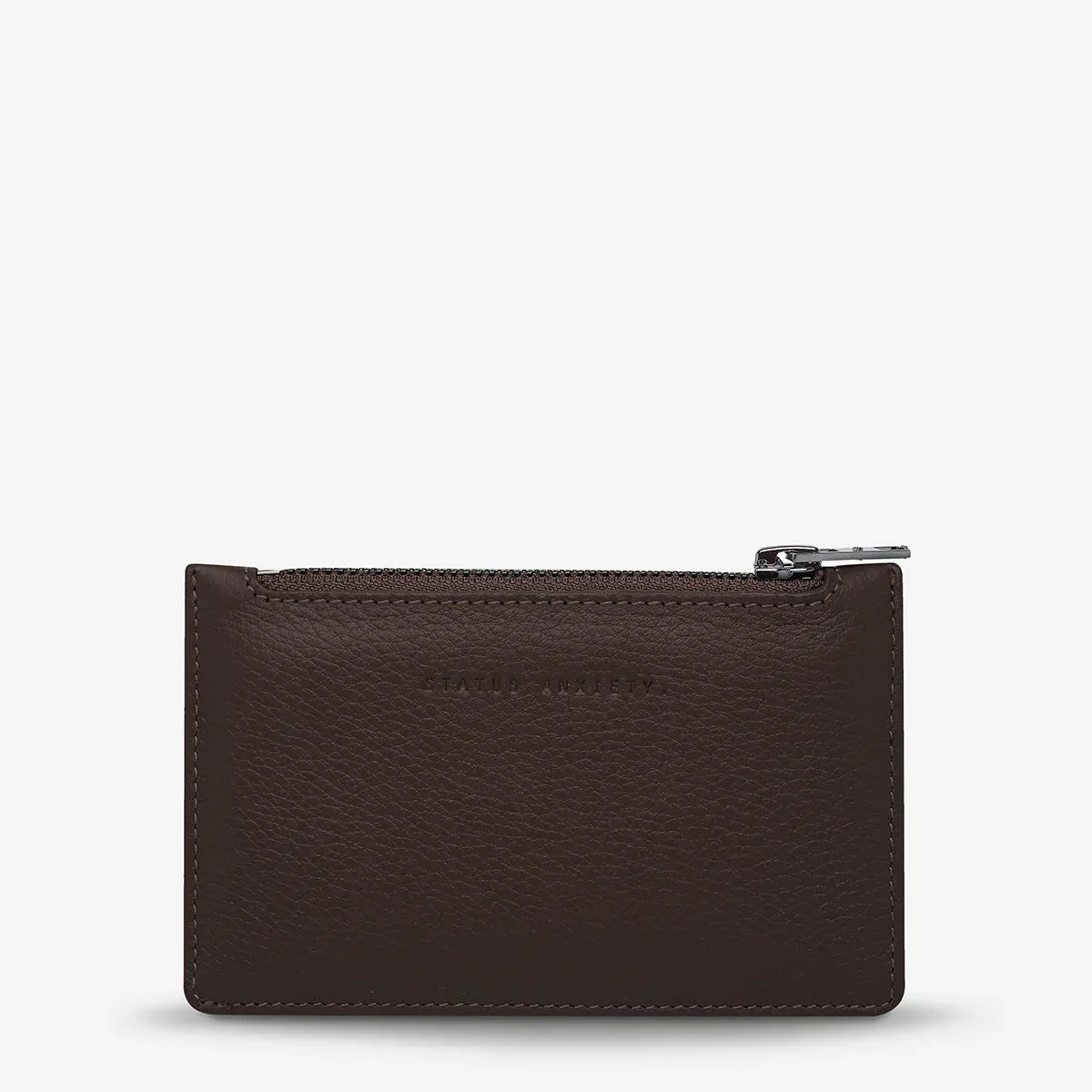 Status Anxiety Avoiding Things Wallet - Cocoa