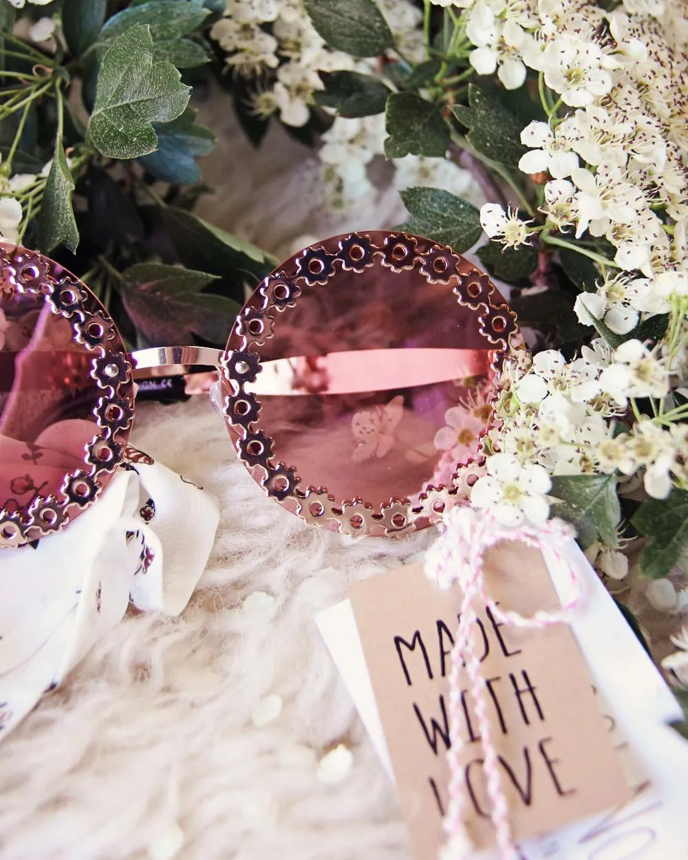 Strawberry Fields Sunnies in Dusty Pink