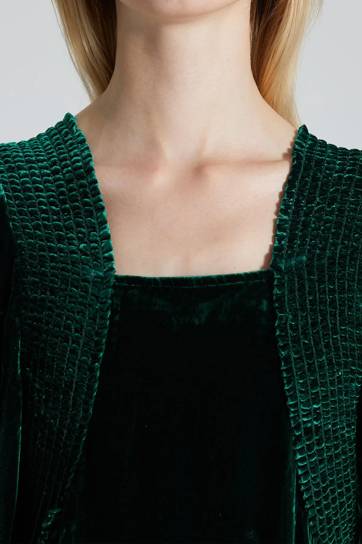 Suzie Green Velvet Maxi Dress