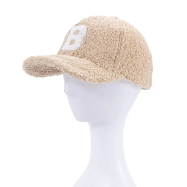 Teddy Bear Fuzzy Baseball Cap