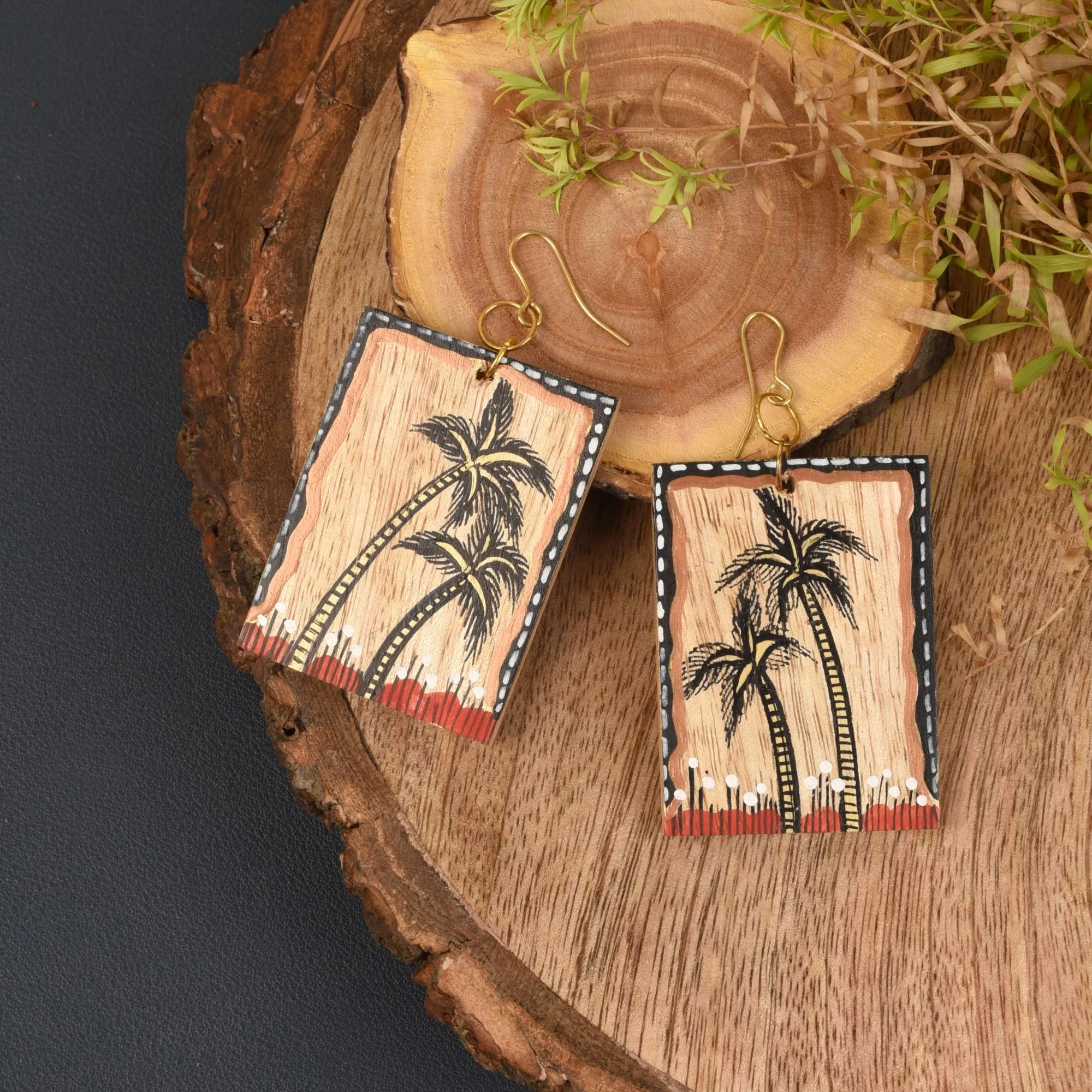 The Palms Handcrafted Tribal Earrings