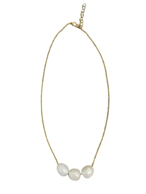 Three Pearl Necklace