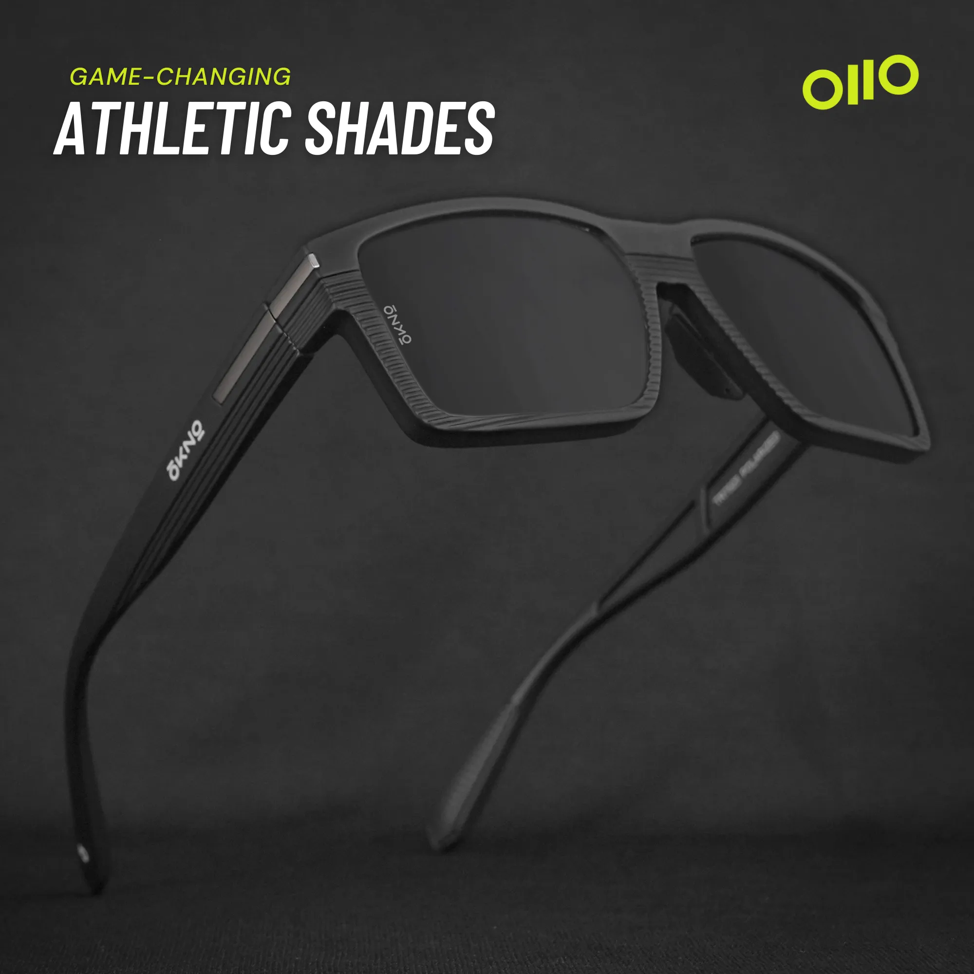 Tropix Matte Black Black Power Sunglasses