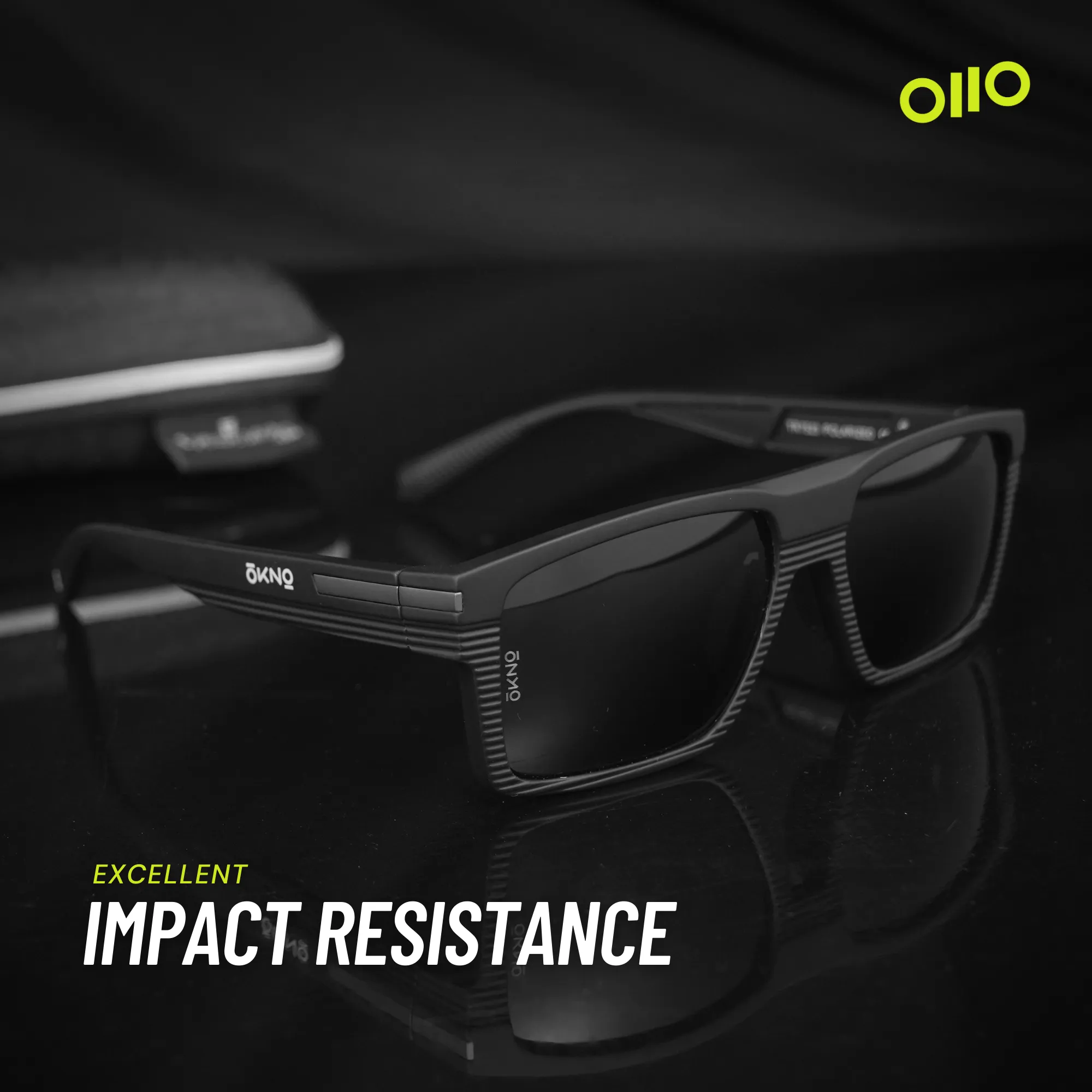 Tropix Matte Black Black Power Sunglasses