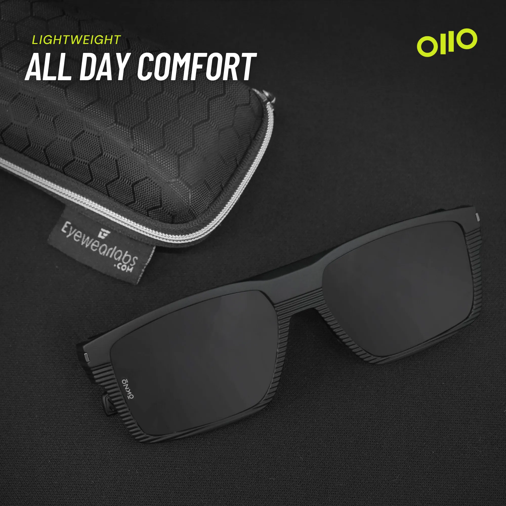 Tropix Matte Black Black Power Sunglasses