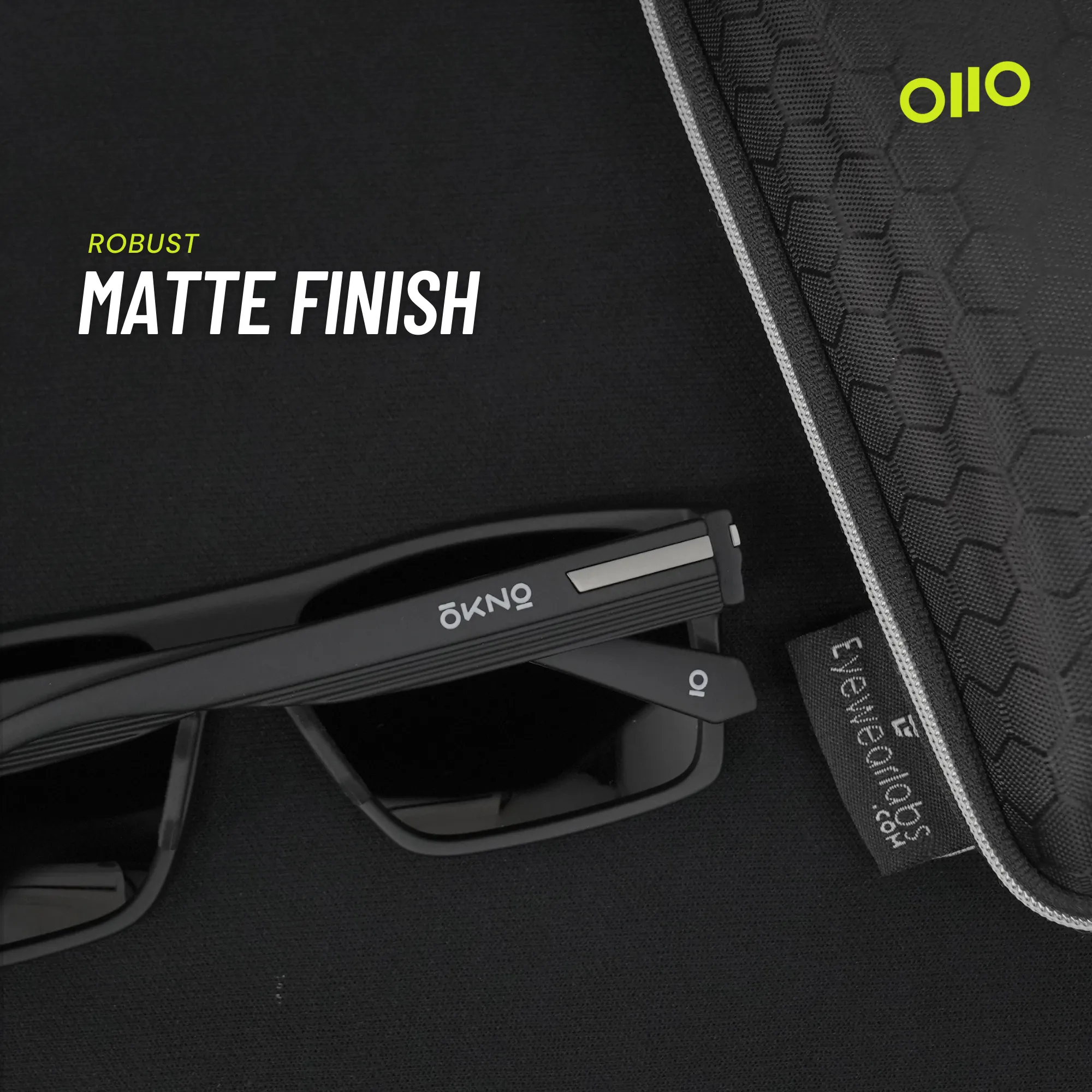 Tropix Matte Black Black Power Sunglasses