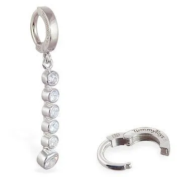 TummyToys® Clear CZ Journey Navel Bar