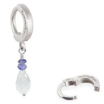 TummyToys® Faceted Natural Gem Belly Ring